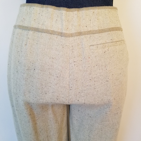 #1064 Preown Caslon Slate Green Wool Tweed Pants 4 - Picture 8 of 15